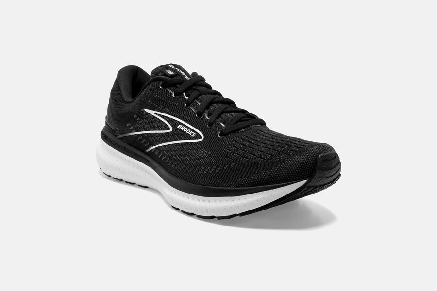 Brooks Running Shoes Womens Black/White - Glycerin 19 Road - 3649-HYXLU